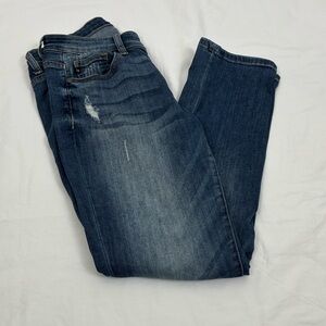 Judy Blue Women’s 5/27 Jeans Boyfriend Fit Distressed Stretch